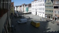 Archiv Foto Webcam Landshut: Blick vom Rathaus auf die Residenz 09:00