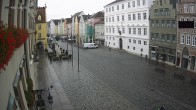 Archiv Foto Webcam Landshut: Blick vom Rathaus auf die Residenz 07:00