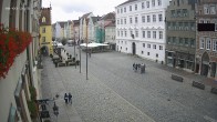 Archiv Foto Webcam Landshut: Blick vom Rathaus auf die Residenz 09:00