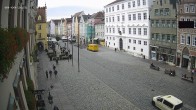 Archiv Foto Webcam Landshut: Blick vom Rathaus auf die Residenz 08:00