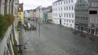 Archiv Foto Webcam Landshut: Blick vom Rathaus auf die Residenz 07:00