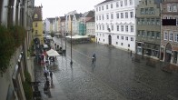 Archiv Foto Webcam Landshut: Blick vom Rathaus auf die Residenz 09:00