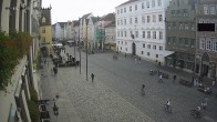 Archiv Foto Webcam Landshut: Blick vom Rathaus auf die Residenz 17:00