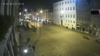 Archiv Foto Webcam Landshut: Blick vom Rathaus auf die Residenz 19:00