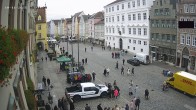 Archiv Foto Webcam Landshut: Blick vom Rathaus auf die Residenz 09:00