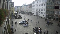 Archiv Foto Webcam Landshut: Blick vom Rathaus auf die Residenz 13:00