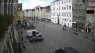 Archiv Foto Webcam Landshut: Blick vom Rathaus auf die Residenz 09:00