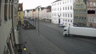Archiv Foto Webcam Landshut: Blick vom Rathaus auf die Residenz 06:00