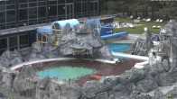 Archiv Foto Webcam Bad Füssing: Johannesbad-Therme Felsenlagune 19:00