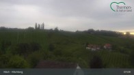 Archiv Foto Webcam Blick auf die Weinberge in Klöch - Klöchberg 06:00