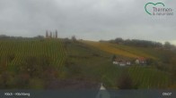 Archiv Foto Webcam Blick auf die Weinberge in Klöch - Klöchberg 08:00