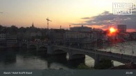 Archiv Foto Webcam Basel, Hotel Krafft 20:00