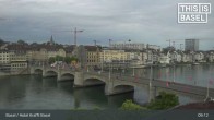 Archived image Webcam Basel - Hotel Krafft 08:00