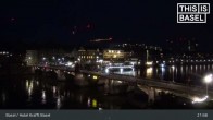 Archived image Webcam Basel - Hotel Krafft 02:00
