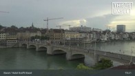 Archiv Foto Webcam Basel, Hotel Krafft 18:00