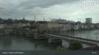 Archived image Webcam Basel - Hotel Krafft 14:00
