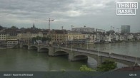Archived image Webcam Basel - Hotel Krafft 08:00