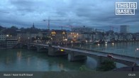 Archived image Webcam Basel - Hotel Krafft 04:00