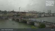 Archived image Webcam Basel - Hotel Krafft 12:00