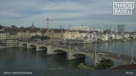 Archived image Webcam Basel - Hotel Krafft 08:00