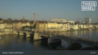 Archived image Webcam Basel - Hotel Krafft 06:00