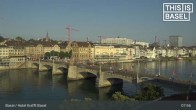 Archived image Webcam Basel - Hotel Krafft 07:00