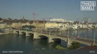 Archived image Webcam Basel - Hotel Krafft 08:00
