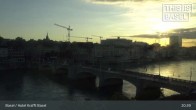 Archived image Webcam Basel - Hotel Krafft 20:00