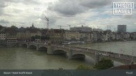 Archiv Foto Webcam Basel, Hotel Krafft 14:00