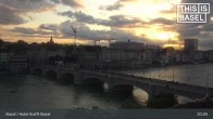 Archiv Foto Webcam Basel, Hotel Krafft 20:00