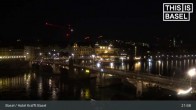 Archived image Webcam Basel - Hotel Krafft 00:00