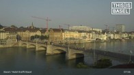 Archived image Webcam Basel - Hotel Krafft 07:00