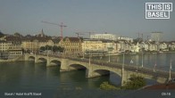 Archived image Webcam Basel - Hotel Krafft 08:00