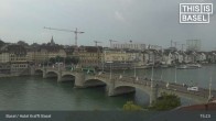 Archived image Webcam Basel - Hotel Krafft 14:00