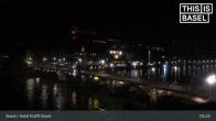 Archiv Foto Webcam Basel, Hotel Krafft 23:00