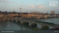 Archiv Foto Webcam Basel, Hotel Krafft 01:00