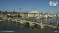 Archived image Webcam Basel - Hotel Krafft 08:00