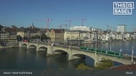 Archived image Webcam Basel - Hotel Krafft 09:00