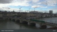 Archived image Webcam Basel - Hotel Krafft 12:00