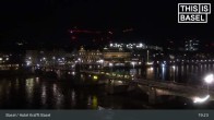 Archiv Foto Webcam Basel, Hotel Krafft 18:00