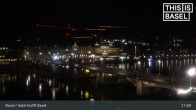 Archived image Webcam Basel - Hotel Krafft 00:00