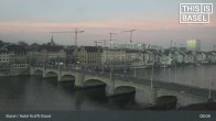 Archiv Foto Webcam Basel, Hotel Krafft 07:00
