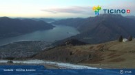 Archiv Foto Webcam Lago Maggiore: Cardada Bergstation 06:00