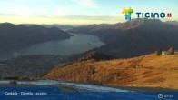 Archiv Foto Webcam Lago Maggiore: Cardada Bergstation 07:00