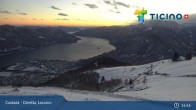 Archiv Foto Webcam Lago Maggiore: Cardada Bergstation 00:00