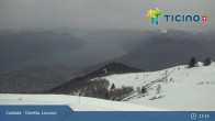 Archiv Foto Webcam Lago Maggiore: Cardada Bergstation 10:00