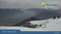 Archiv Foto Webcam Lago Maggiore: Cardada Bergstation 14:00