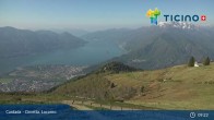 Archiv Foto Webcam Lago Maggiore: Cardada Bergstation 08:00