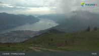 Archiv Foto Webcam Lago Maggiore: Cardada Bergstation 18:00
