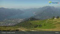 Archiv Foto Webcam Lago Maggiore: Cardada Bergstation 08:00